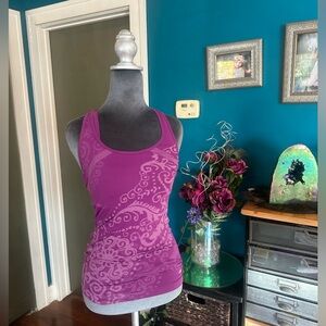 Athleta Purple Tattoo Print Women's Tank Top